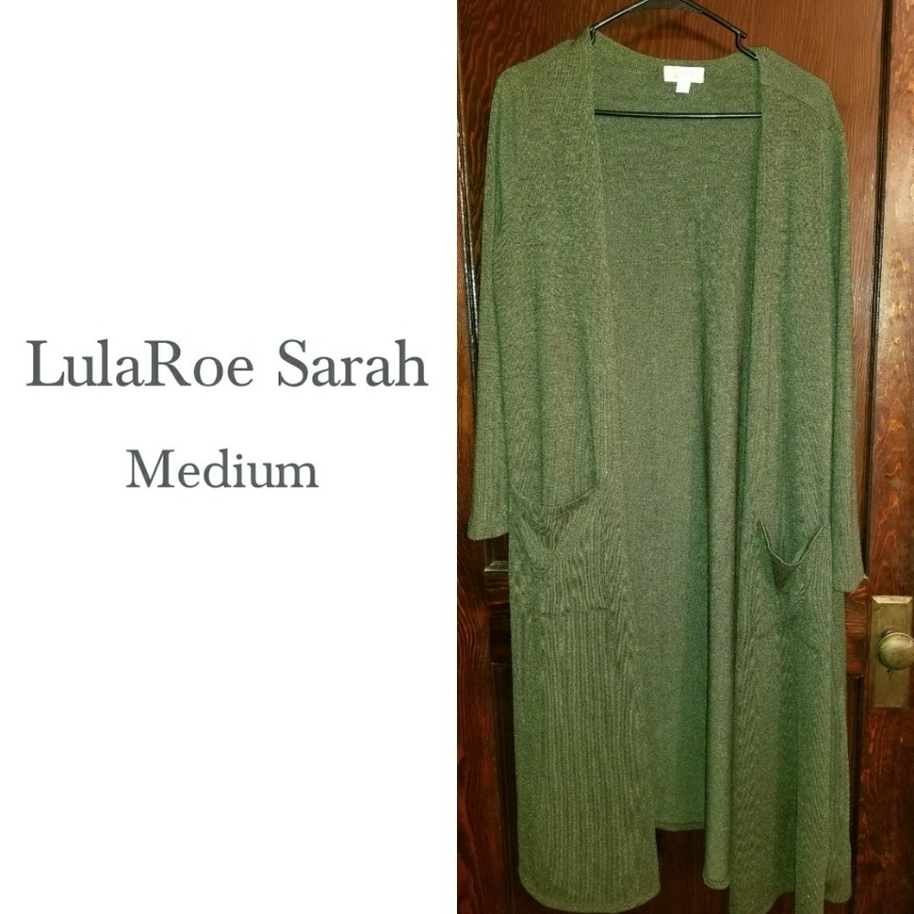 LulaRoe Sarah, Olive Green, Medium BNWOT